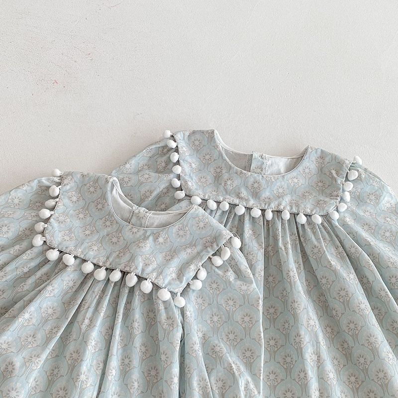 Baby Mädchen Kleid Langarm Herbststil Modische Kleidung_voghion.com