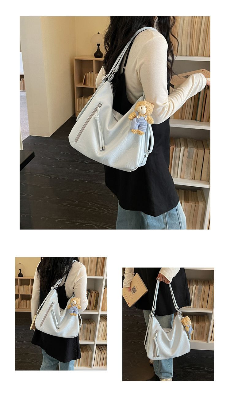 Large Capacity Shoulder Tote Bag For Casual Daily Work Commute_voghion.com