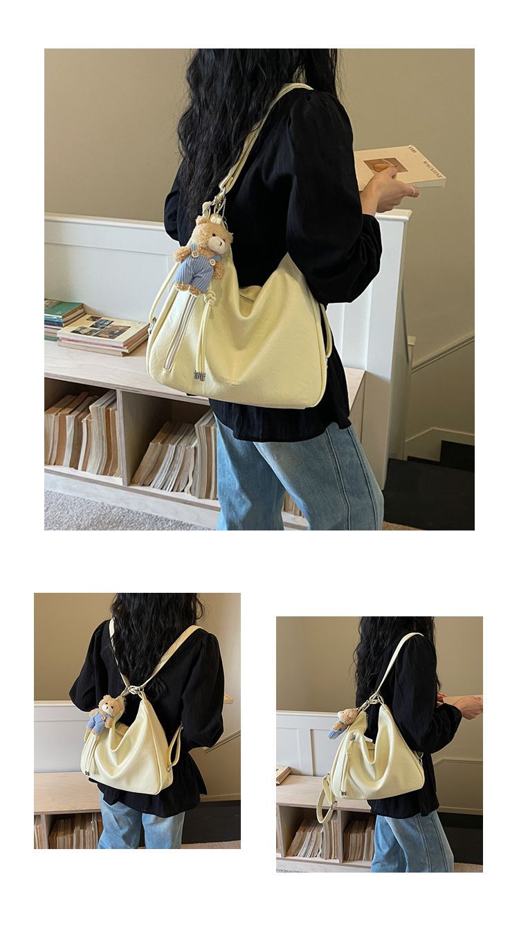 Large Capacity Shoulder Tote Bag For Casual Daily Work Commute_voghion.com