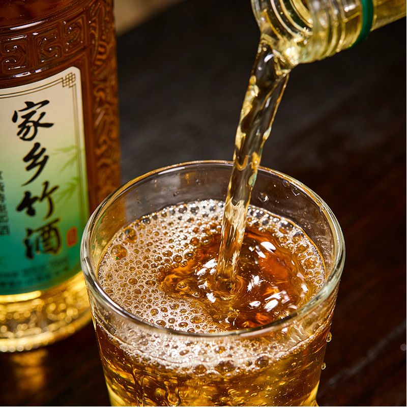 正宗山西家乡竹酒45度清香型纯粮泡制竹酒家庭实惠桶装散装酒 图片 4