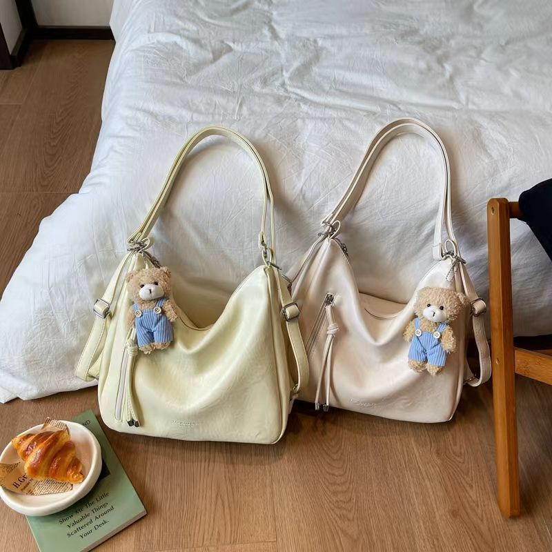 Large Capacity Shoulder Tote Bag For Casual Daily Work Commute_voghion.com