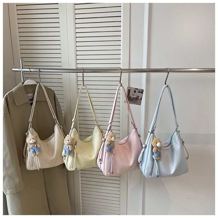 Large Capacity Shoulder Tote Bag For Casual Daily Work Commute_voghion.com