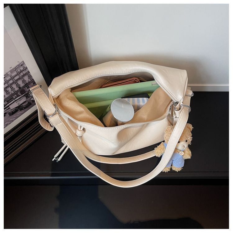 Large Capacity Shoulder Tote Bag For Casual Daily Work Commute_voghion.com