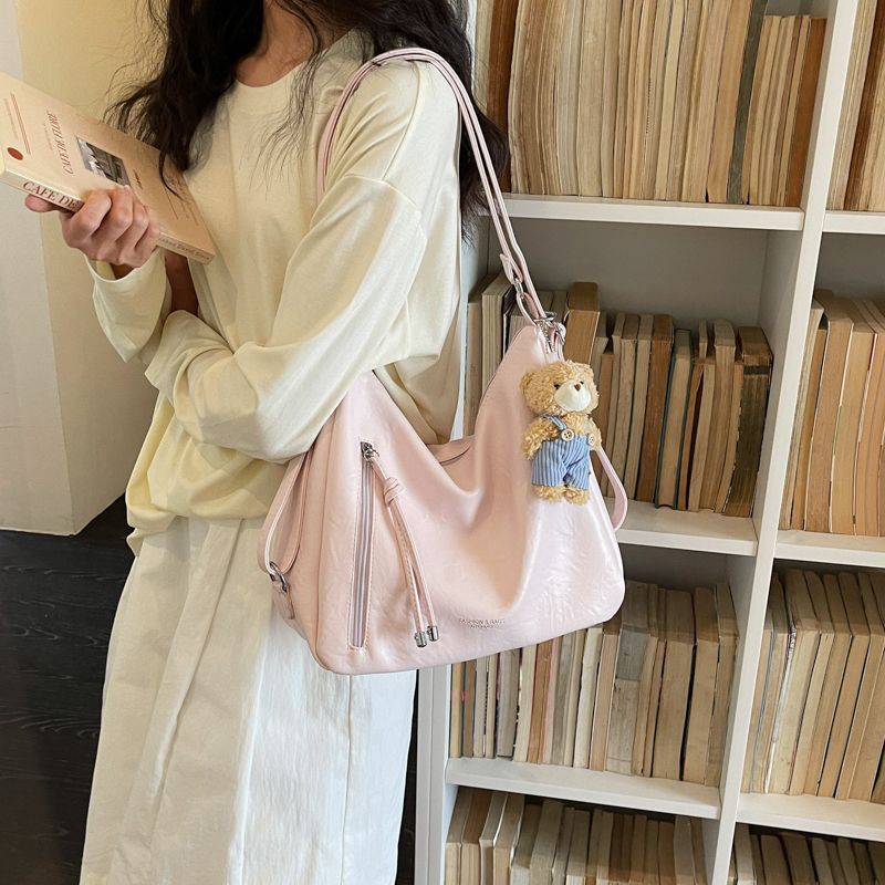 New Fashionable Large-capacity Shoulder Tote For Casual Daily Use, Commuting, And Work, Popular Trendy Women's Underarm_voghion.com