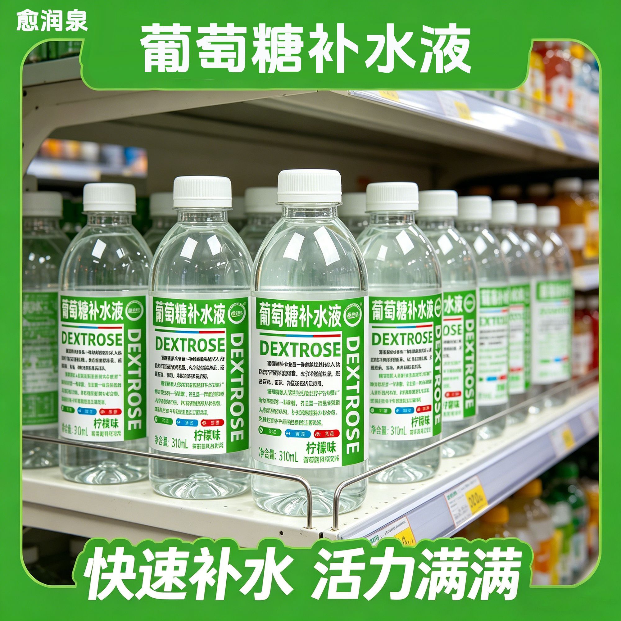 愈润泉补水液（柠檬味）310ML*12瓶