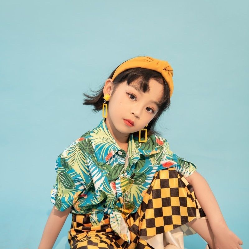 Tro Hong Kong Style 80S-90S Costumes, Girls' Nostalgic Runway Dopamine Tndy Outfits, Childn's Day Performance_voghion.com