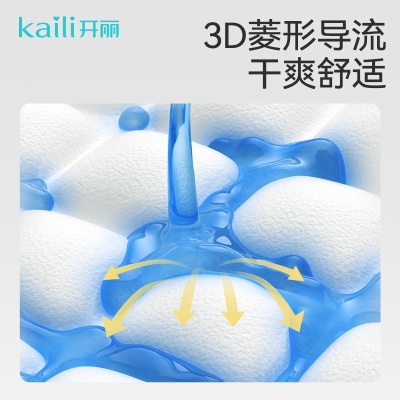 开丽宝宝隔尿垫防水防漏新生婴儿一次性隔尿垫巾尿布片透气绵柔 图片 5