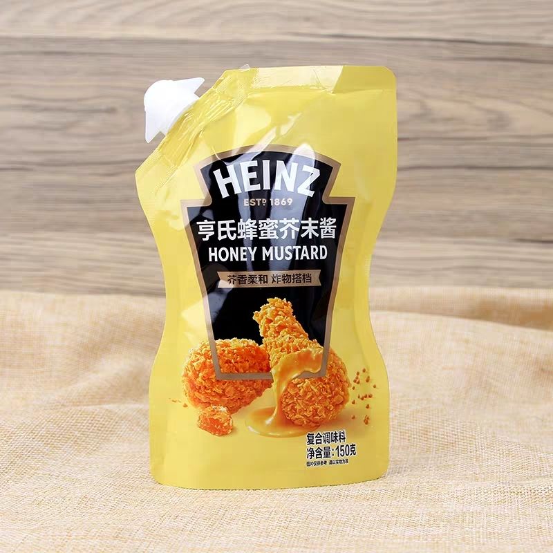 亨氏蜂蜜芥末沙拉酱150炸鸡家用调味酱汉堡三明治薯条组合披萨