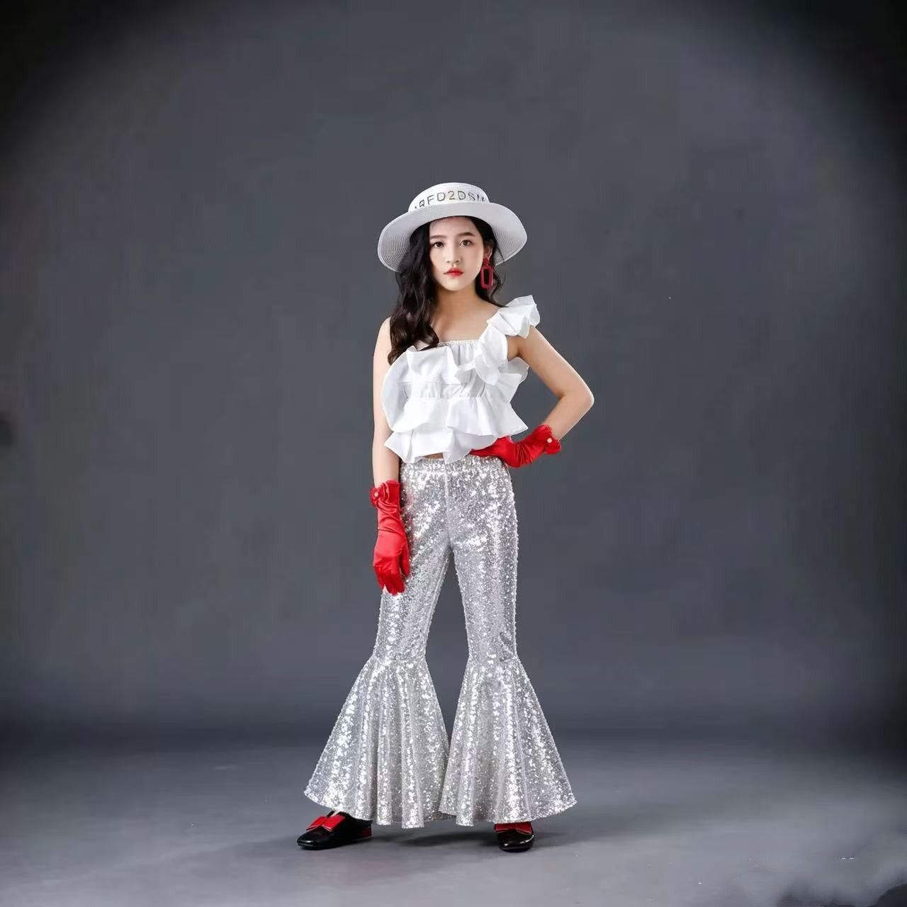 Kinderdagkostuums, cheerleaderkleding voor basisschoolleerlingen, sportdagkleding, kleuterschoolkleding in Hongkong-stijl_voghion.com