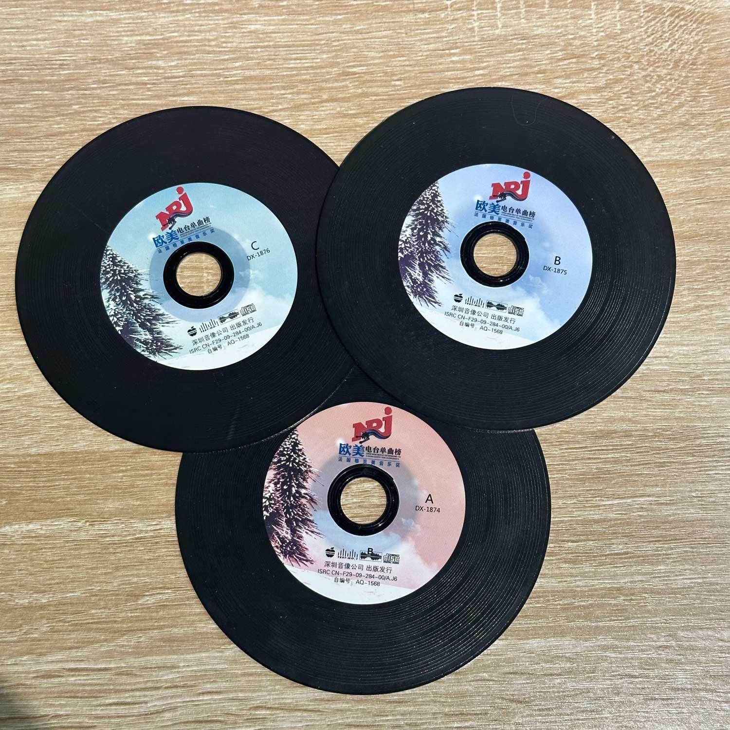 欧美劲歌热榜精选CD 汽车载无损音质英文金曲黑胶唱片合集