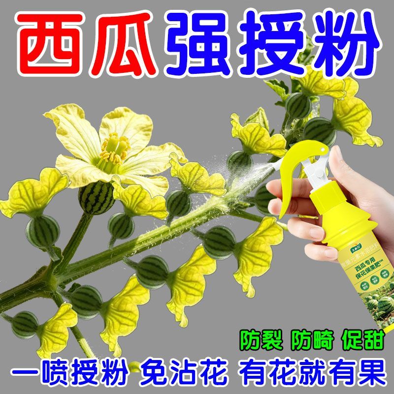 西瓜专用肥西瓜授粉剂点花免沾花授粉坐果精保花保果防落防畸氮肥