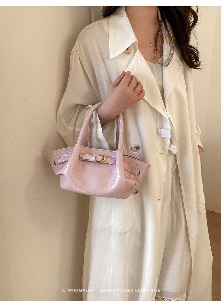 Pleated Dumpling Crossbody Bag For Women Exquisite Work Tote_voghion.com