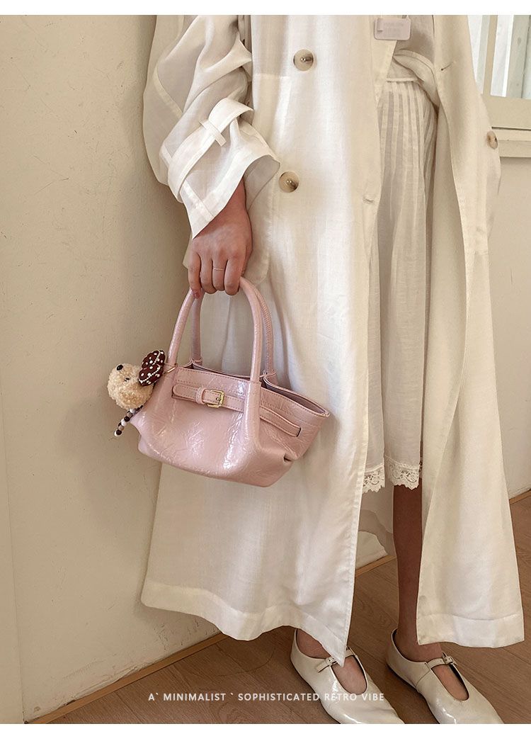 Pleated Dumpling Crossbody Bag For Women Exquisite Work Tote_voghion.com