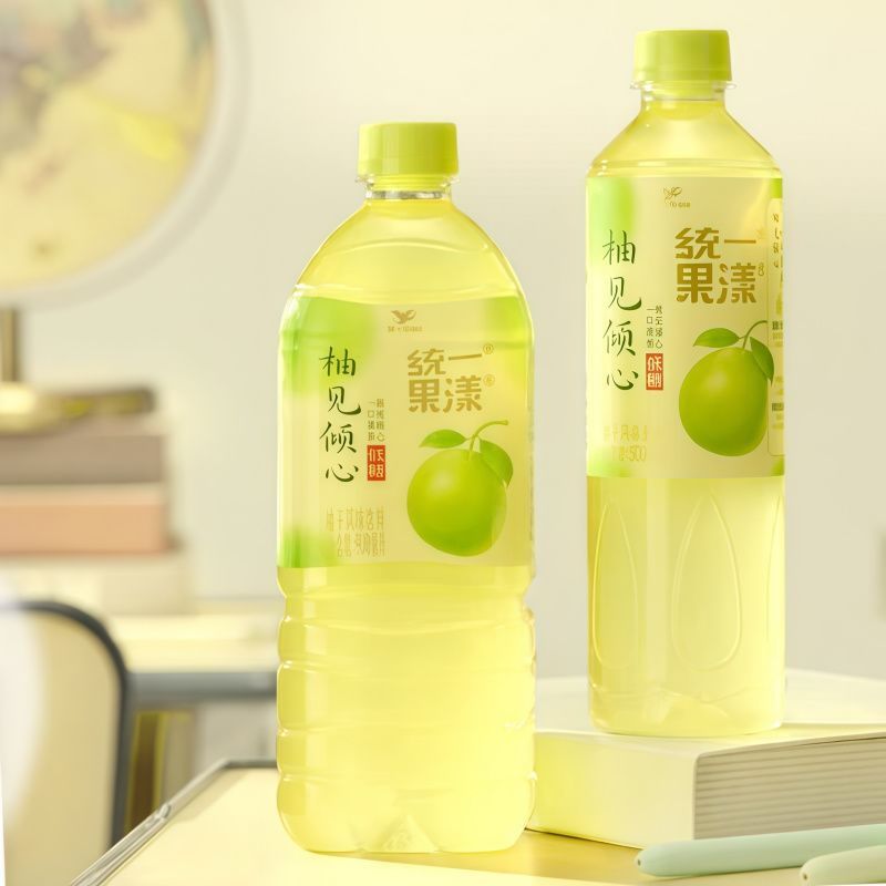 统一果漾柚见倾心500ml/900ml瓶整箱低糖柚子风味饮料特价批发 图片 9