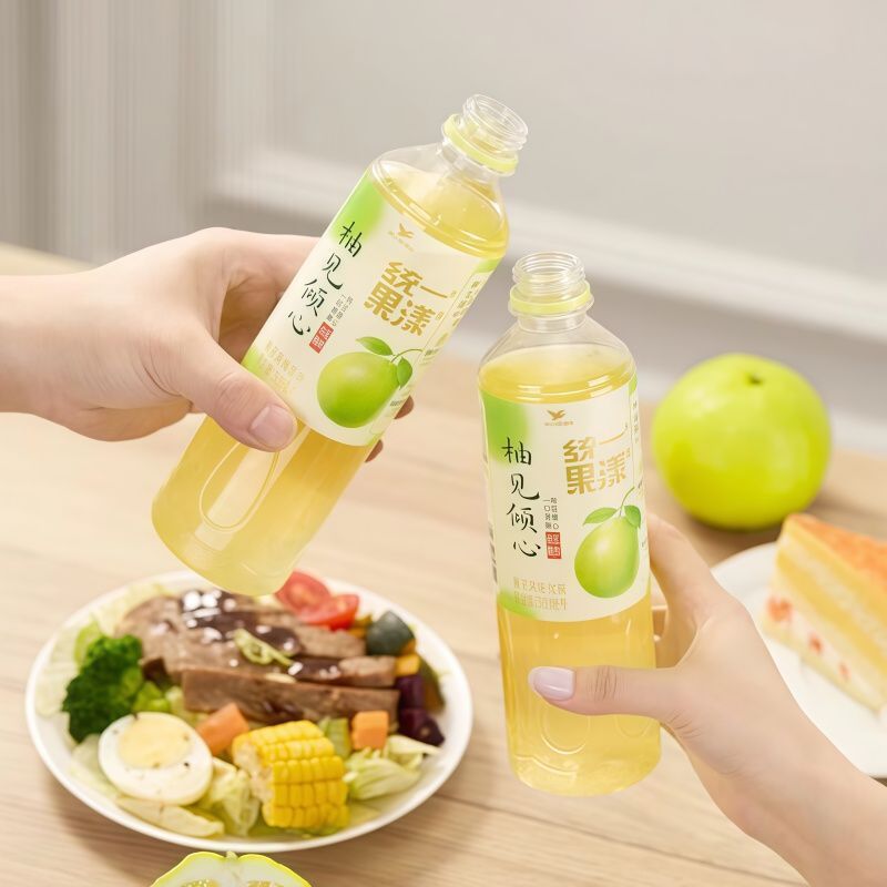 统一果漾柚见倾心500ml/900ml瓶整箱低糖柚子风味饮料特价批发 图片 7