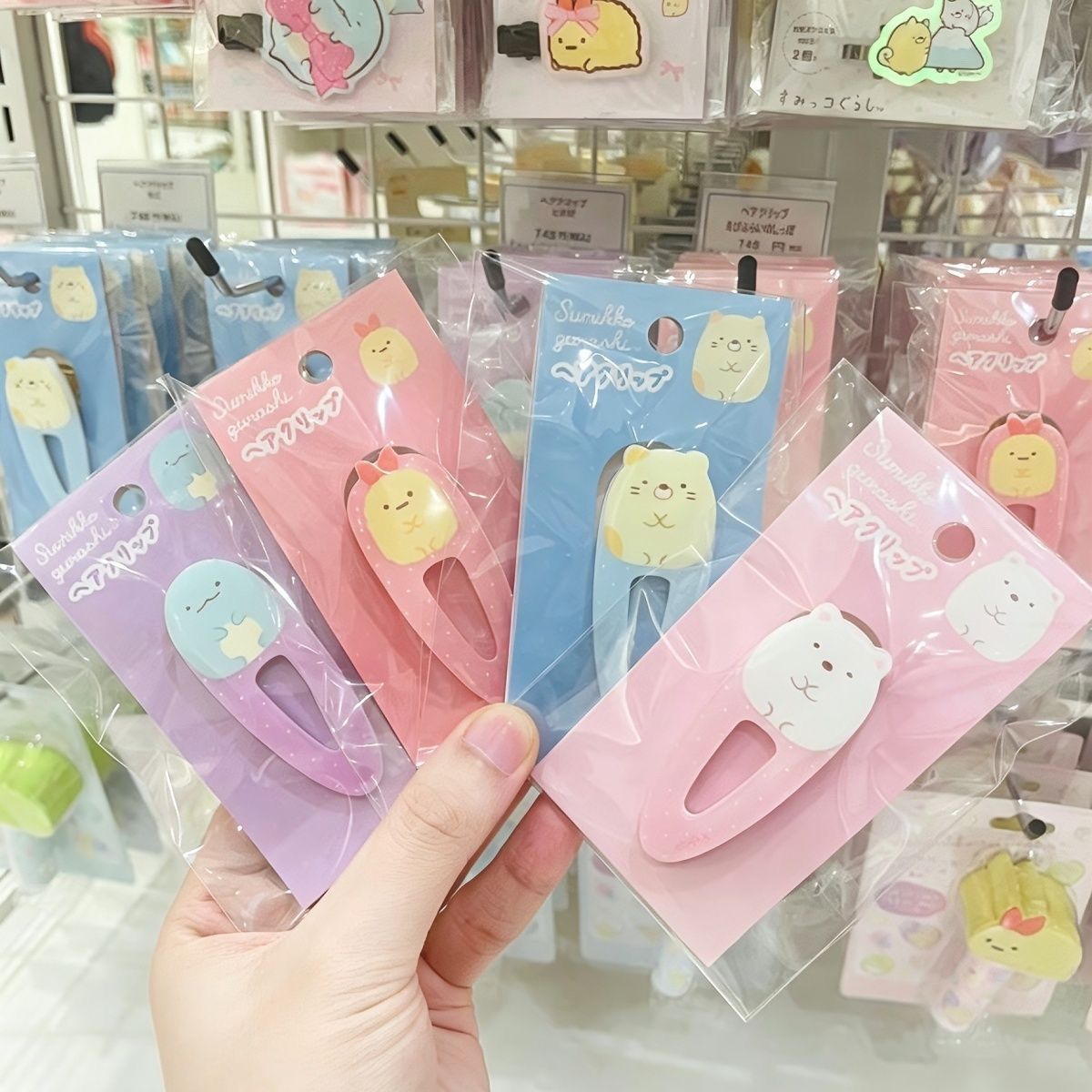  角落生物卡通发夹日系软萌侧边夹学生少女