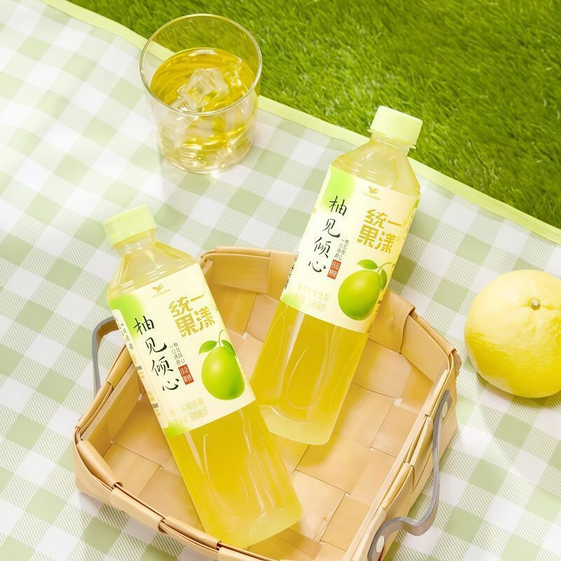 统一果漾柚见倾心500ml/900ml瓶整箱低糖柚子风味饮料特价批发 图片 5