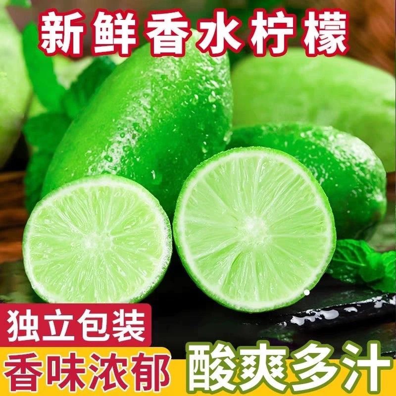 海南无籽香水柠檬新鲜正宗青柠檬奶茶店专用当季大果暴打柠檬批发 图片 9