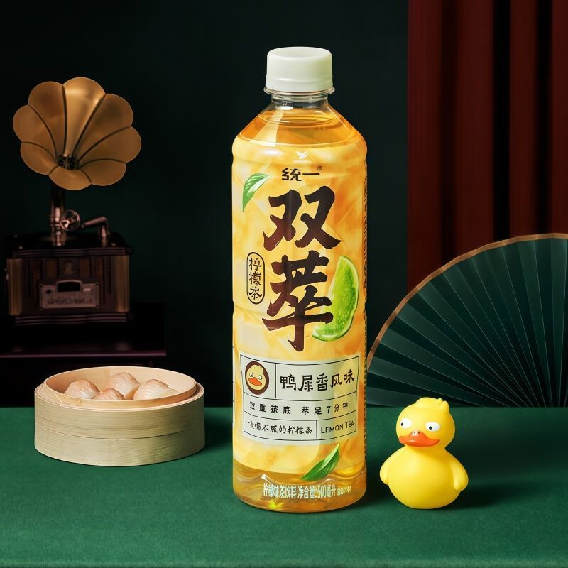 统一新货双萃柠檬茶饮料500ml/1L茶饮料15风味整箱瓶装饮品 图片 8