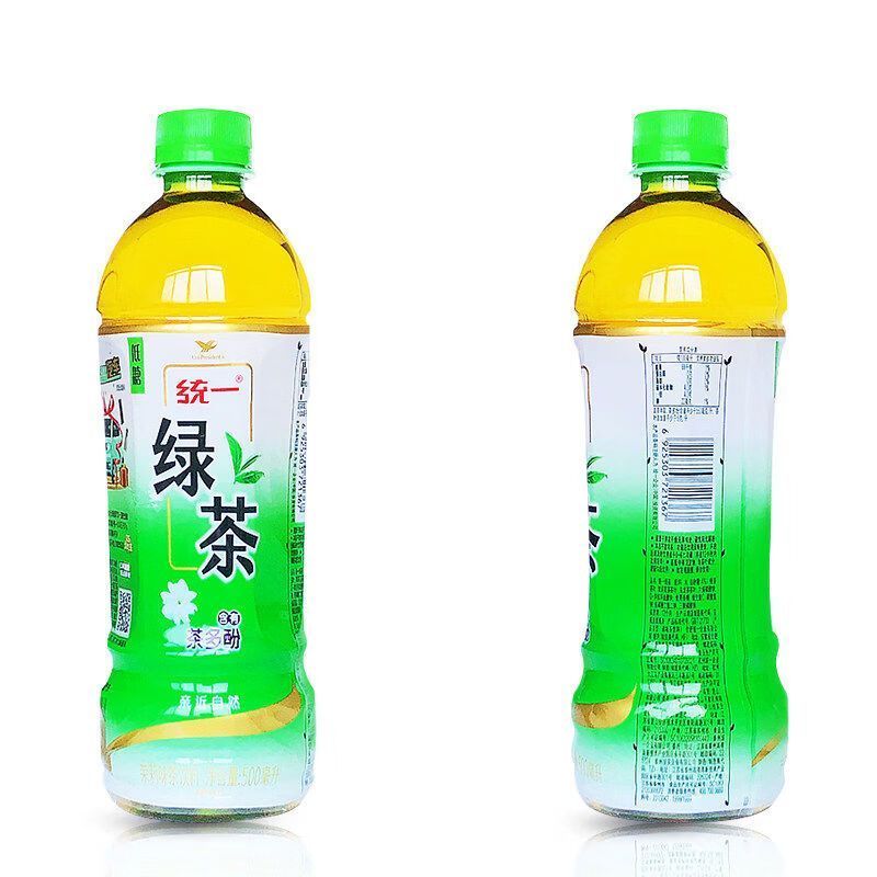 统一绿茶500ml/1L低糖茶饮料批发新老包装批发茶多酚整件 图片 7