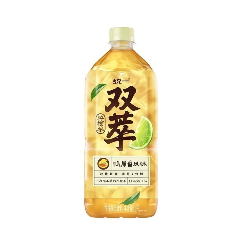 统一新货双萃柠檬茶饮料500ml/1L茶饮料15风味整箱瓶装饮品 图片 10