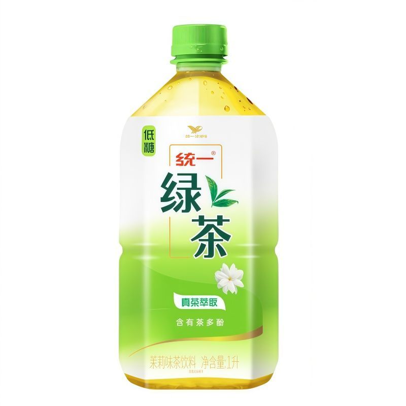 统一绿茶500ml/1L低糖茶饮料批发新老包装批发茶多酚整件 图片 3