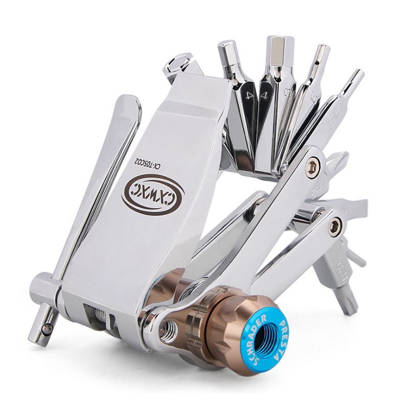 Bicycle Multitool And Tyre Repair Set For Mountain Bikes_voghion.com