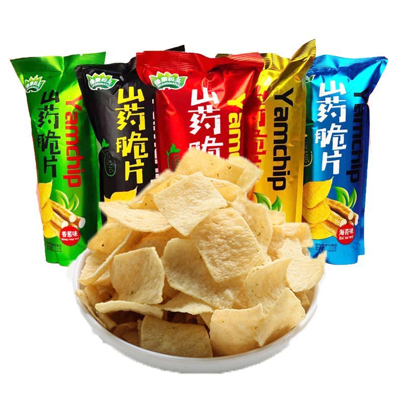 山药薯片山药脆片儿童零食33g/袋*10