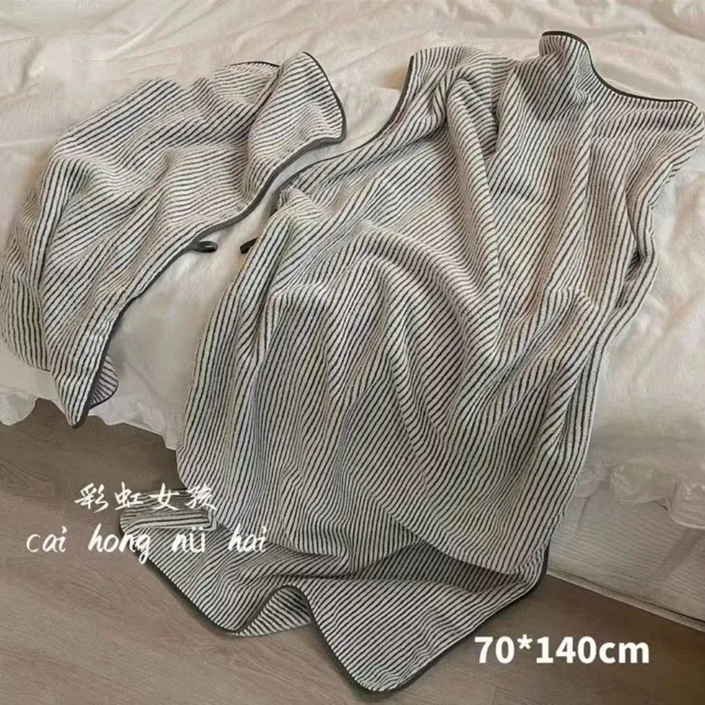 加大浴巾毛巾干发帽套装柔软吸水男女成人洗