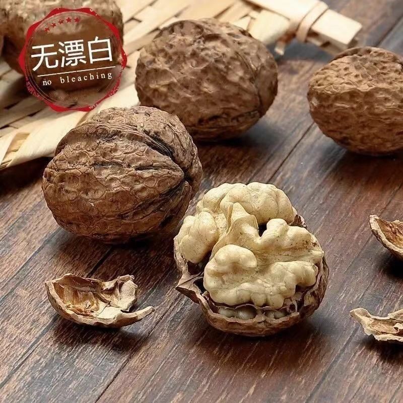 云南核桃云南薄壳薄皮核桃原味高山核桃古树核桃薄皮肉厚无漂白 图片 3