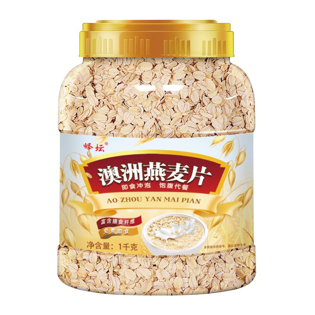 澳洲燕麦片麦片原味速食大桶无蔗糖懒人健身早餐即食营养代餐谷物 图片 5