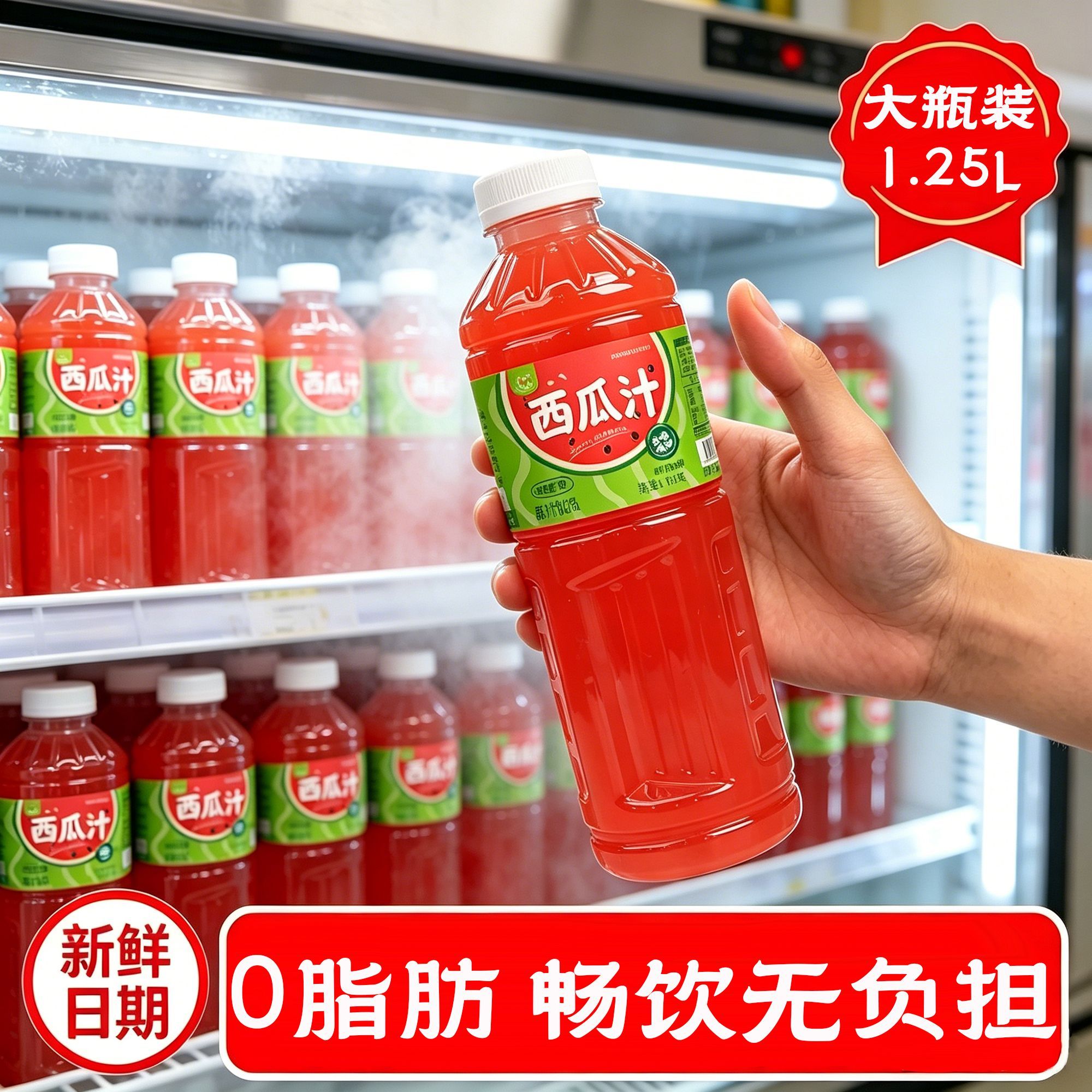 闫当家西瓜汁1.25L*6瓶