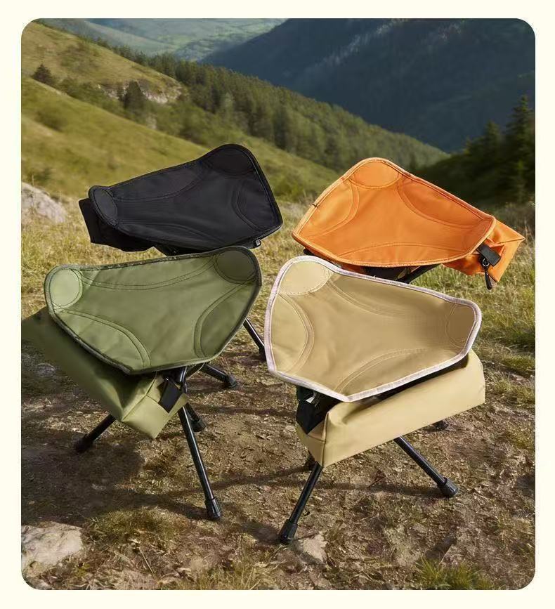 Chaise de camping pliante pliable extérieur pêche pivotante_voghion.com