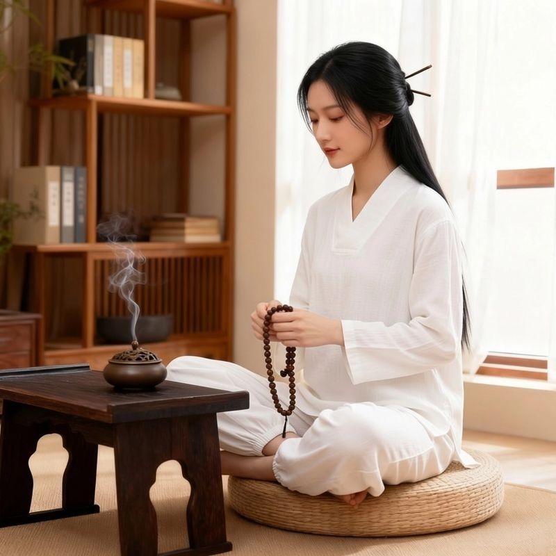 Meditation Zen Robe detail 62