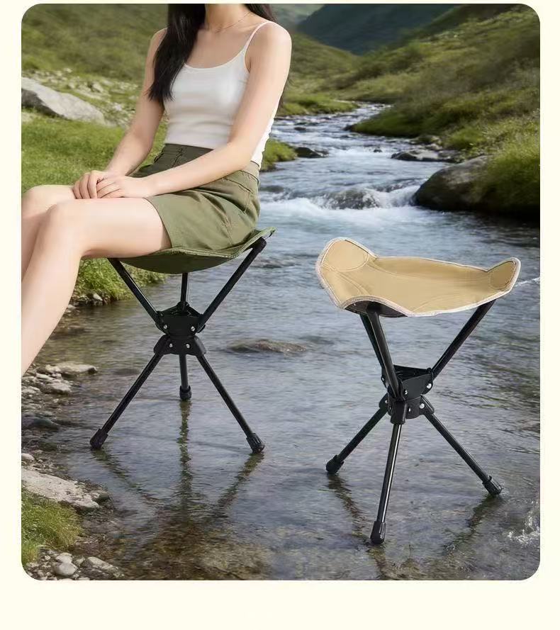 Chaise de camping pliante pliable extérieur pêche pivotante_voghion.com
