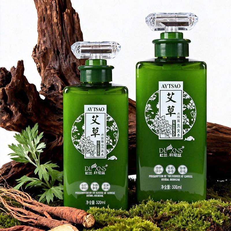 杜兰轩尼丝艾草净爽鲜萃洗发水清洁头皮屑清洁头油头痒沐浴露 图片 4