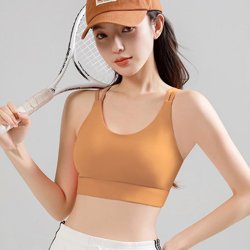 美背瑜伽内衣女防震聚拢遮副乳健身文胸夏外穿普拉提跑步运动背心【7天内发货】 图片 2
