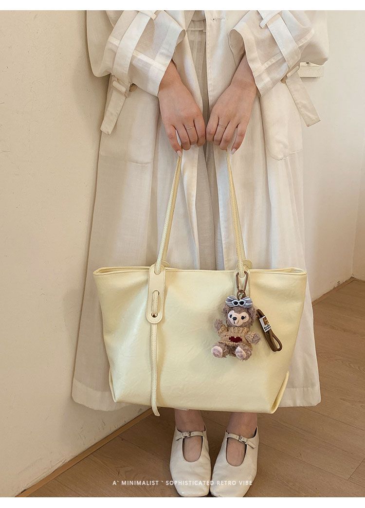 Large Capacity Shoulder Tote Bag For Daily Use And Commuting_voghion.com