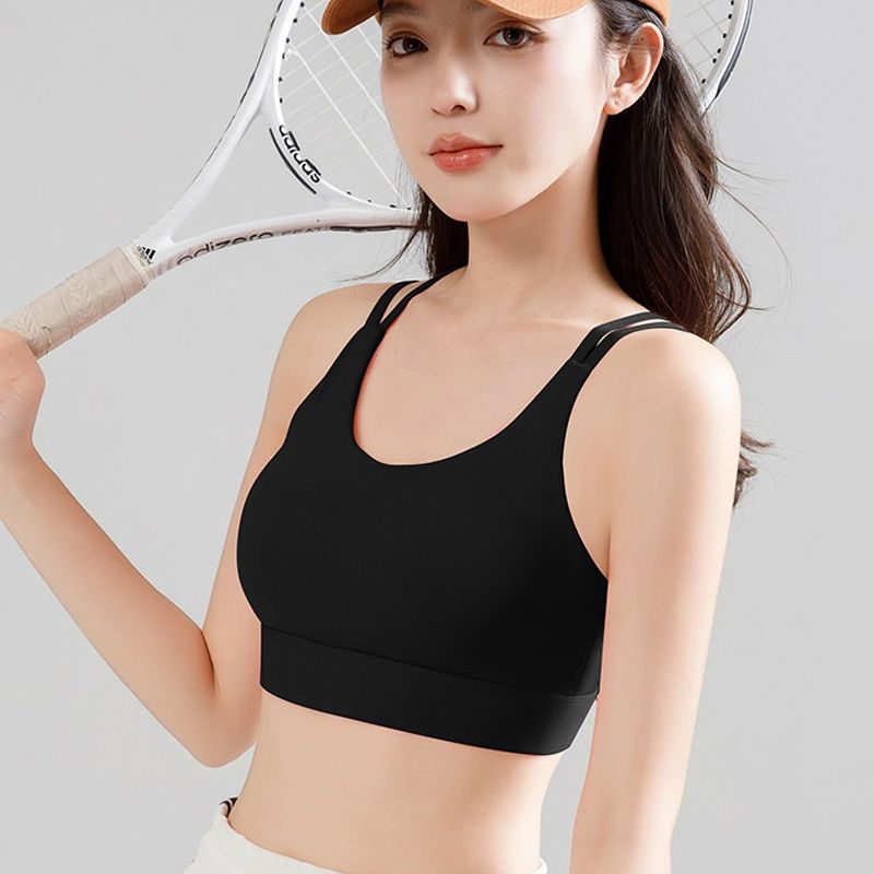 美背瑜伽内衣女防震聚拢遮副乳健身文胸夏外穿普拉提跑步运动背心【7天内发货】 图片 3