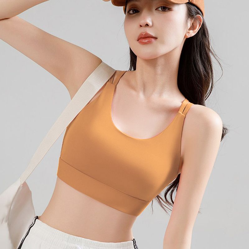 美背瑜伽内衣女防震聚拢遮副乳健身文胸夏外穿普拉提跑步运动背心【7天内发货】 图片 10