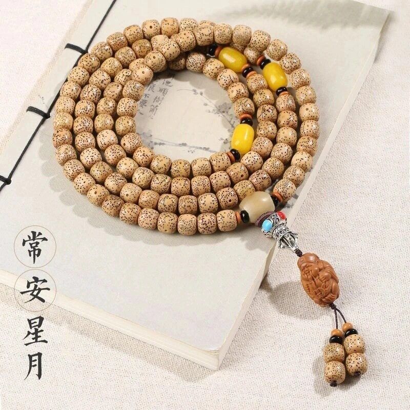 108 Red Sandalwood + Rudraksha