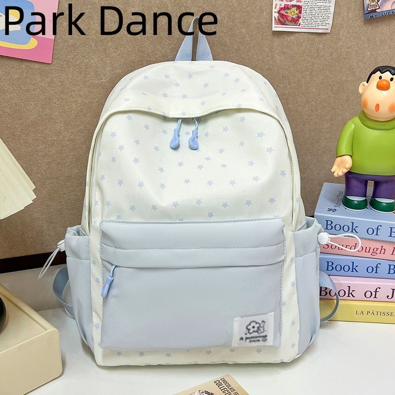 PARK DANCE 原版高品质清新大学生轻便初中生高中大容量双肩包