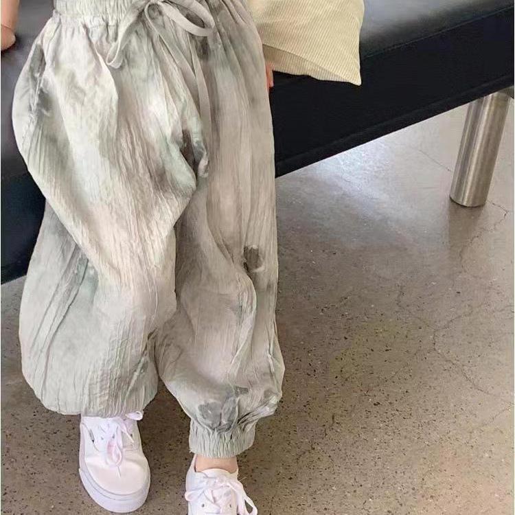 小红鱼女童裤子夏季薄款新款中大童夏天防蚊裤女孩韩版马甲长裤潮