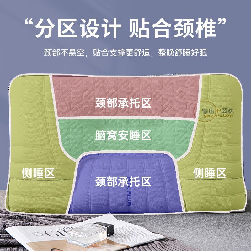 LEHOME太空舱零压护颈枕头家用成人护颈椎枕助眠睡眠落枕专用枕芯 图片 7