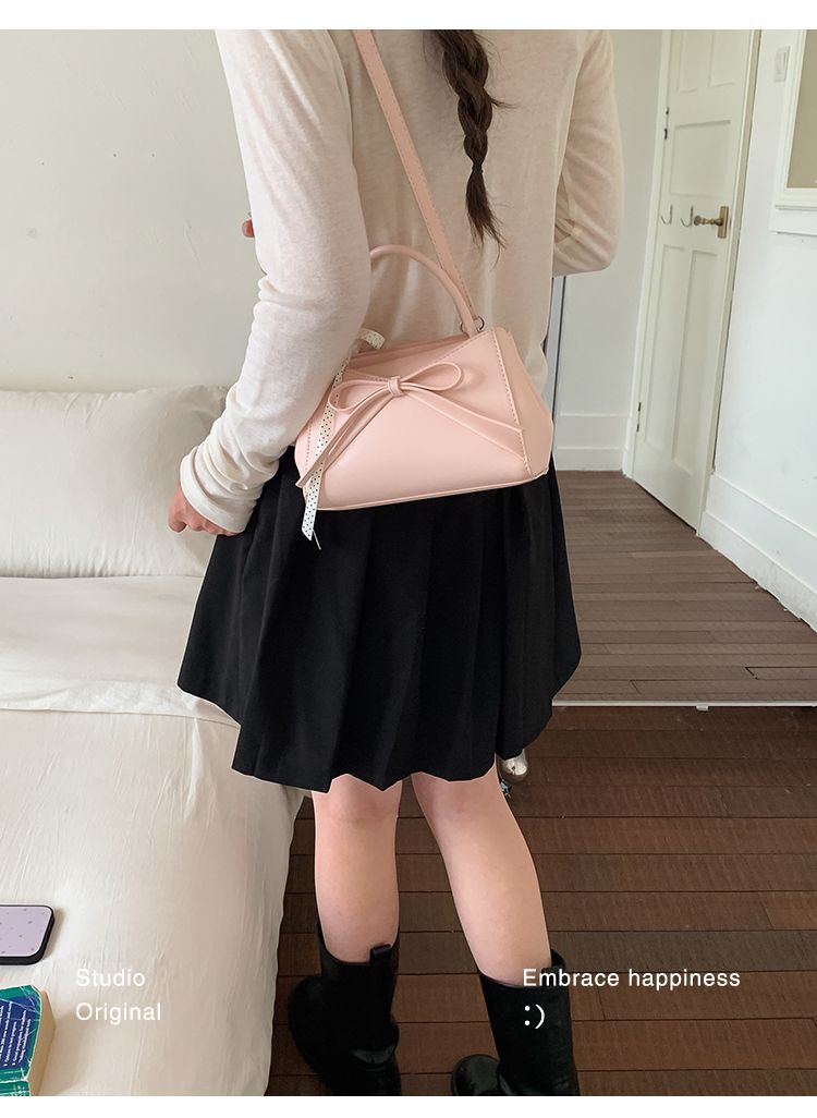 Fashionable Bowknot Small Square Crossbody Shoulder Bag For Women_voghion.com