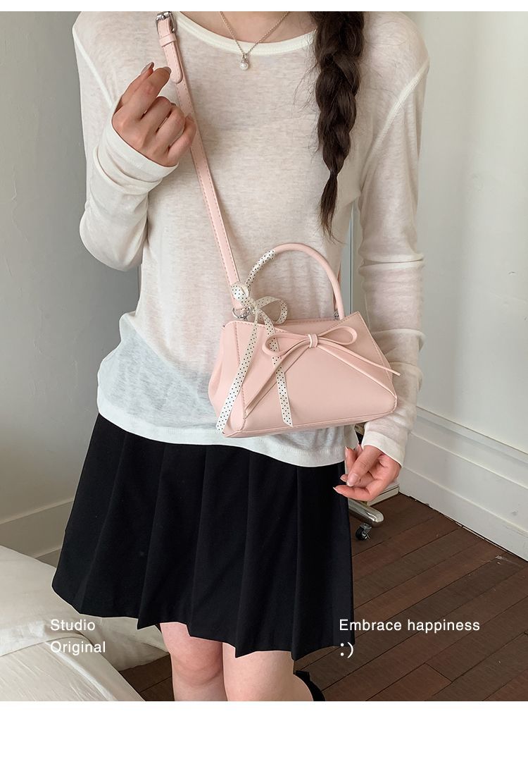 Fashionable Bowknot Small Square Crossbody Shoulder Bag For Women_voghion.com