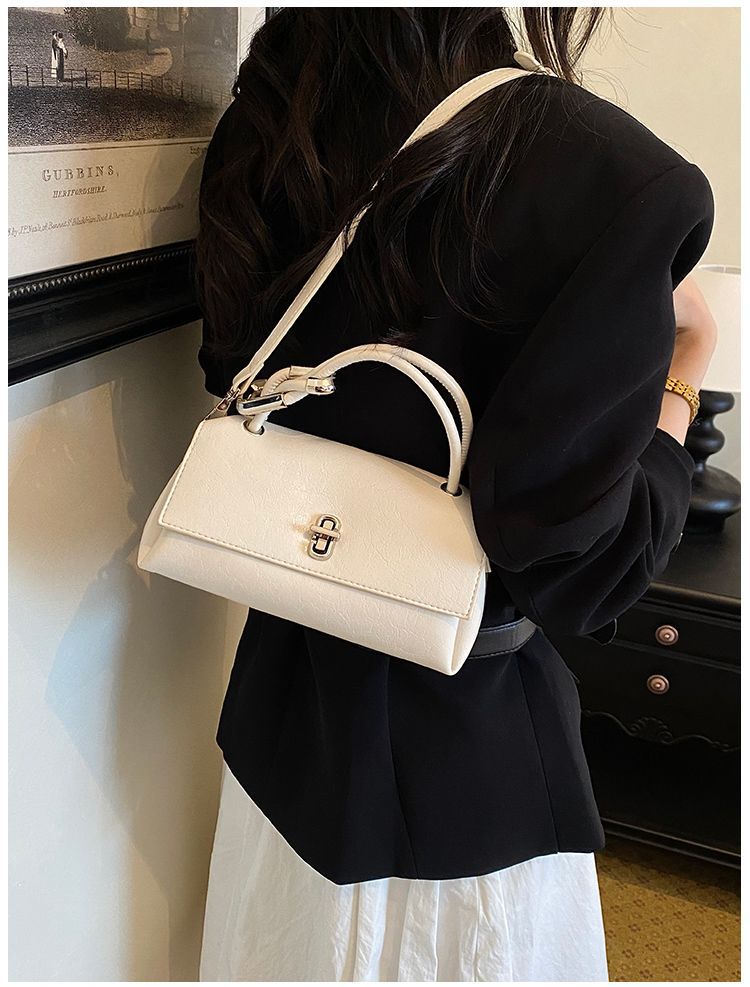 Elegant Women's Shoulder Bag Simple Versatile Handbag Crossbody_voghion.com
