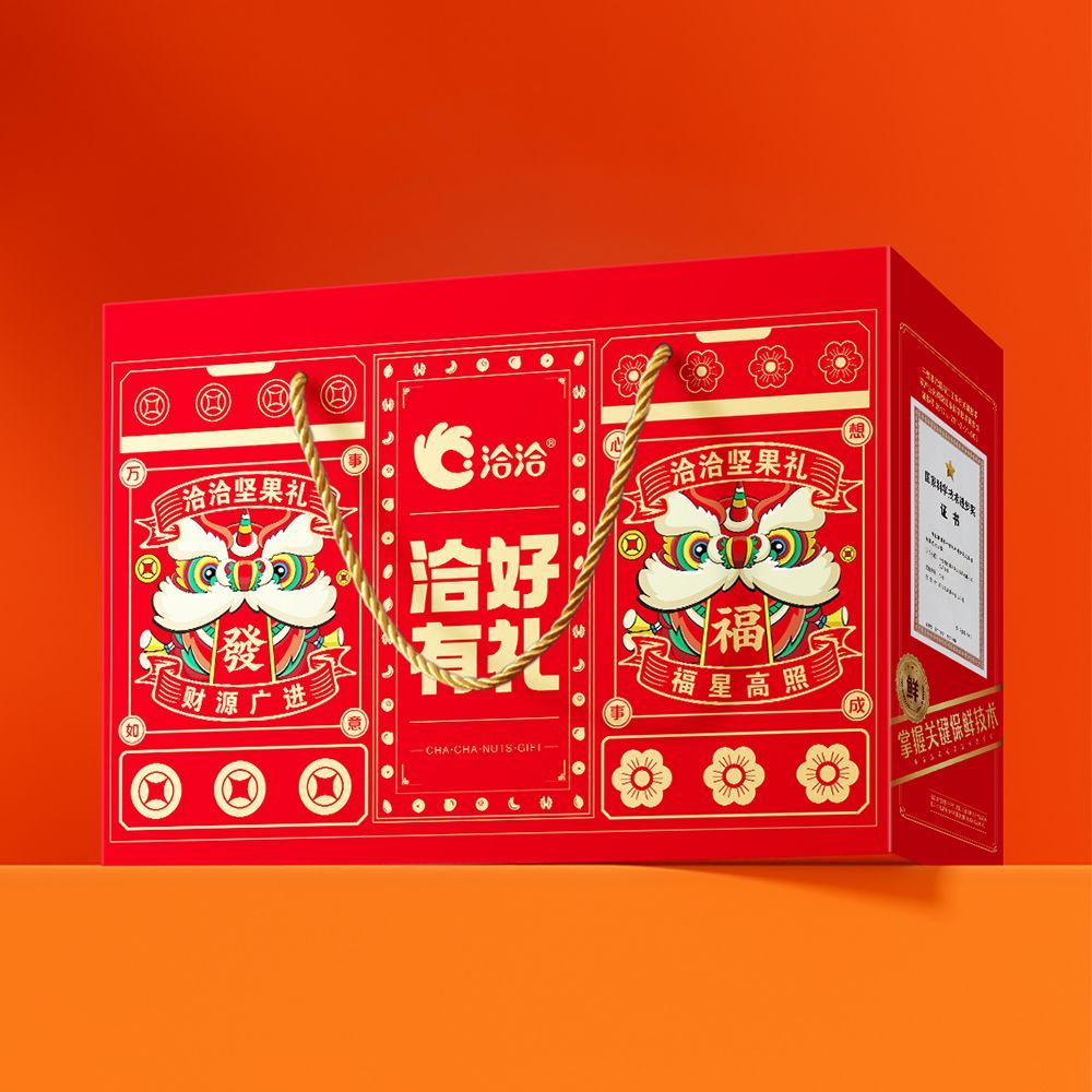 洽洽坚果礼盒1749g年货送礼多袋混合洽有好礼尾货小包零食混合 图片 5
