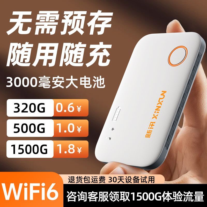 随身wifi4g无线网络移动随身带wifi2026新款租房直播便携带wifi6
