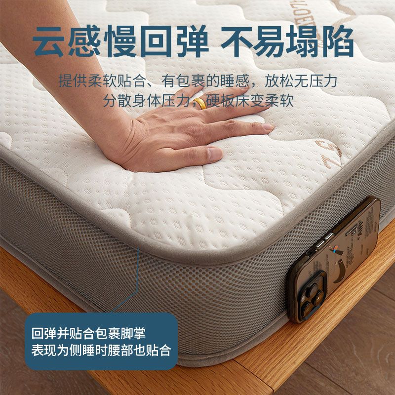 床垫加厚软垫家用双人榻榻米铺底床褥学生宿舍单人海绵垫出租屋垫 图片 3